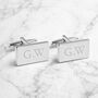 Personalised Silver Plated Cufflinks, thumbnail 3 of 12