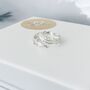 Sterling Silver Adjustable Feather Ring, thumbnail 2 of 5