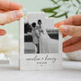 Personalised Wedding Keepsake Photo Block Gift, thumbnail 1 of 10