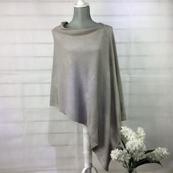 Light Weight Soft Knit Poncho, 6 of 8