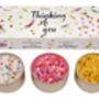 Thinking Of You Luxury Candle Trio Gift Set – Free Standard Gift Wrap, thumbnail 2 of 2