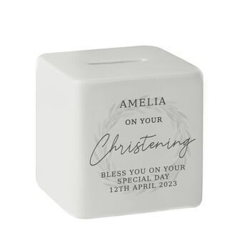 Personalised Christening Money Box, 7 of 7