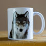 'My Spirit Animal Is A Wolf' Original Art Mug, thumbnail 1 of 4
