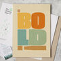 'Be Bold' Graphic Print, thumbnail 2 of 4