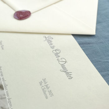 A Letter To Our Son/Daughter On Their Graduation, 2 of 12