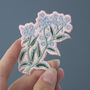 Forget Me Not Embroidered Patch, thumbnail 4 of 10