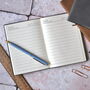 Personalised Initial Leather Notebook, thumbnail 5 of 5