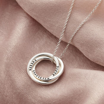 Personalised Russian Ring Necklace, 6 of 12