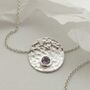 Sterling Silver Shimmering Gemstone Necklaces, thumbnail 3 of 9