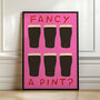 Fancy A Pint? Guinness Art Print, thumbnail 3 of 5