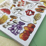 Mushrooms Of Britain Art Blank Greeting Card, thumbnail 6 of 11