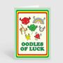 Cute Good Luck Card Lucky Charms Symbols, thumbnail 2 of 4