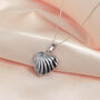 9ct White Gold Heart Locket With Rays Of Sunlight, thumbnail 2 of 6