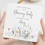 Personalised Floral Sister In Law Birthday Card, thumbnail 1 of 7