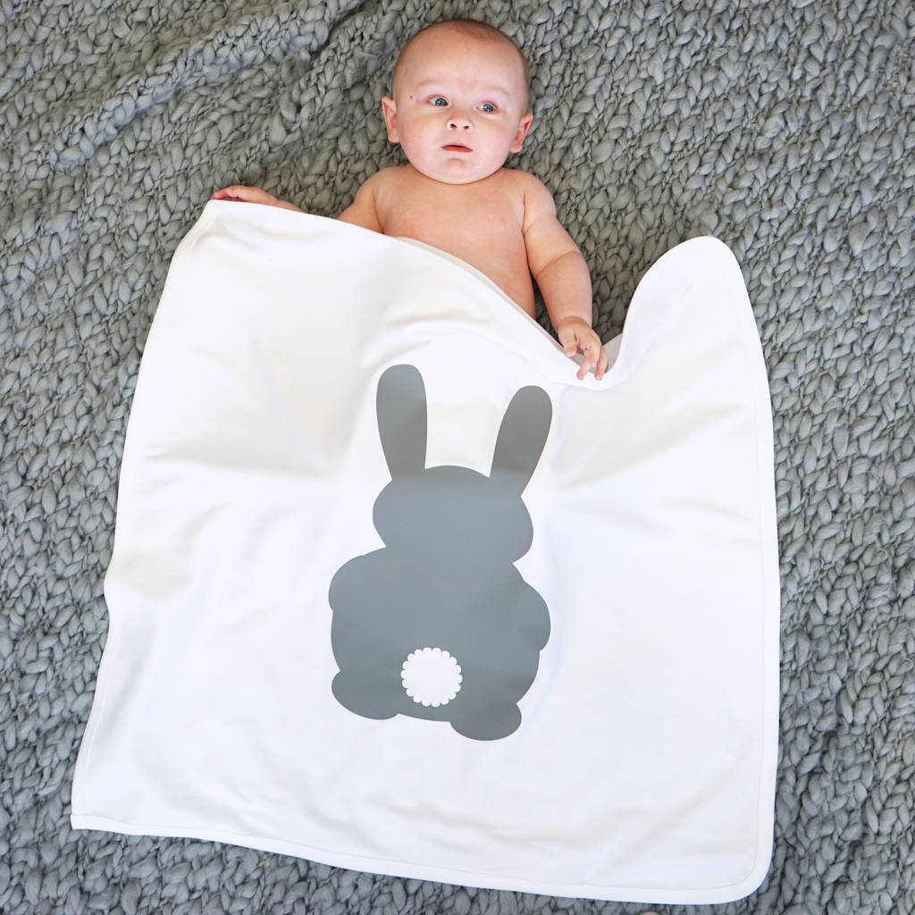 Bunny Rabbit Baby Blanket, 1 of 4