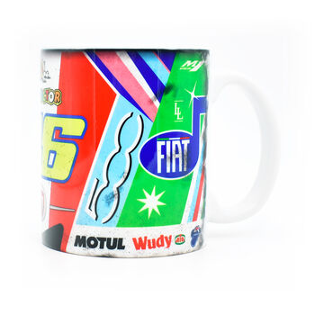 Rossi #46 2007 Special Assen Livery Motorbike Mug, 2 of 3