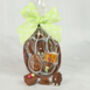 Chunky Half Milk Easter Egg Shell Filled With Seven Luxury Belgian Milk Chocolates, thumbnail 1 of 3