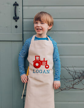 Personalised Tractor Apron, 2 of 4