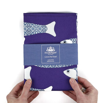 'Ocean Shoal' 100% Cotton Tea Towel, 12 of 12