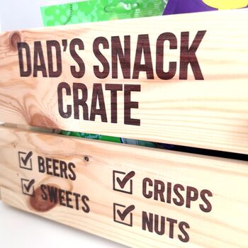 Personalised Galaxy Snack Crate Father's Day Gift, 7 of 7