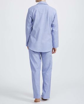 Women's Pyjamas In Staffordshire Blue Flannel, 2 of 4