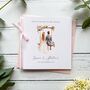 Handmade Wedding Day Card, Romantic Blonde Bride And Groom Design, thumbnail 5 of 6