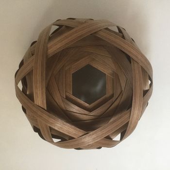 Bird's Nest Knot Wooden Lampshade, 3 of 9