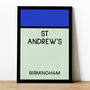 St Andrew's Monopoly Birmingham Football Print, thumbnail 1 of 2