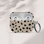 Beige Dots Air Pods Case With Keychain, thumbnail 1 of 6