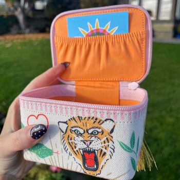 Embroidered Tattoo Decorated Jewellery Box, 3 of 10