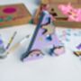 Paint Your Own Unicorn Wooden Letter, thumbnail 6 of 7