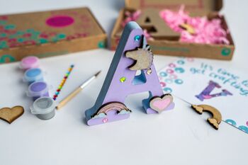 Paint Your Own Unicorn Wooden Letter, 6 of 7