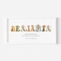 Personalised Children's Name Print | Nursery Wall Art | Giraffe, thumbnail 3 of 10
