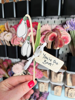 Personalised Wooden Flower Keepsake – Teacher Thank You Gift, 4 of 10