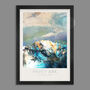 Pavey Ark With Jack's Rake Lake District Poster Print, thumbnail 2 of 5