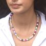 Soho Gemstones And Pearl Necklace, thumbnail 1 of 7