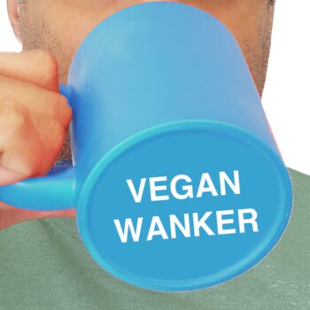 Colourful Neon Mug With Secret Vegan Message, 3 of 12