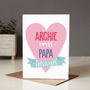 Personalised 'Loves Grandpa' Card, thumbnail 2 of 3