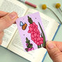 August Magnetic Birth Flower Bookmark Gladiolus, thumbnail 6 of 7