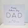 Handmade Personalised Fathers Day Card From Name, thumbnail 1 of 6