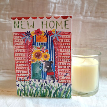 New Home Sighthound Greeting Card, 4 of 4