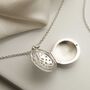 Sterling Silver Round Celtic Locket Necklace, thumbnail 2 of 6