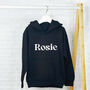 Personalised Girls Spotty Hoody, thumbnail 2 of 3