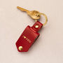 Personalised Red Multi Photo Leather Case Keyring, thumbnail 4 of 7