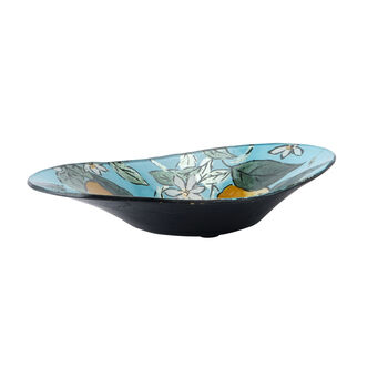 Sicilian Zest Large Oval Glass Bowl In Gift Box, 3 of 3