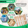 Reusable Beige Bamboo Cutlery Travel Set, thumbnail 7 of 12