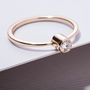 9ct Gold Tall Diamond Engagement Ring, thumbnail 10 of 11