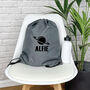 Personalised Kids Space Planet Drawstring Bag, thumbnail 4 of 5