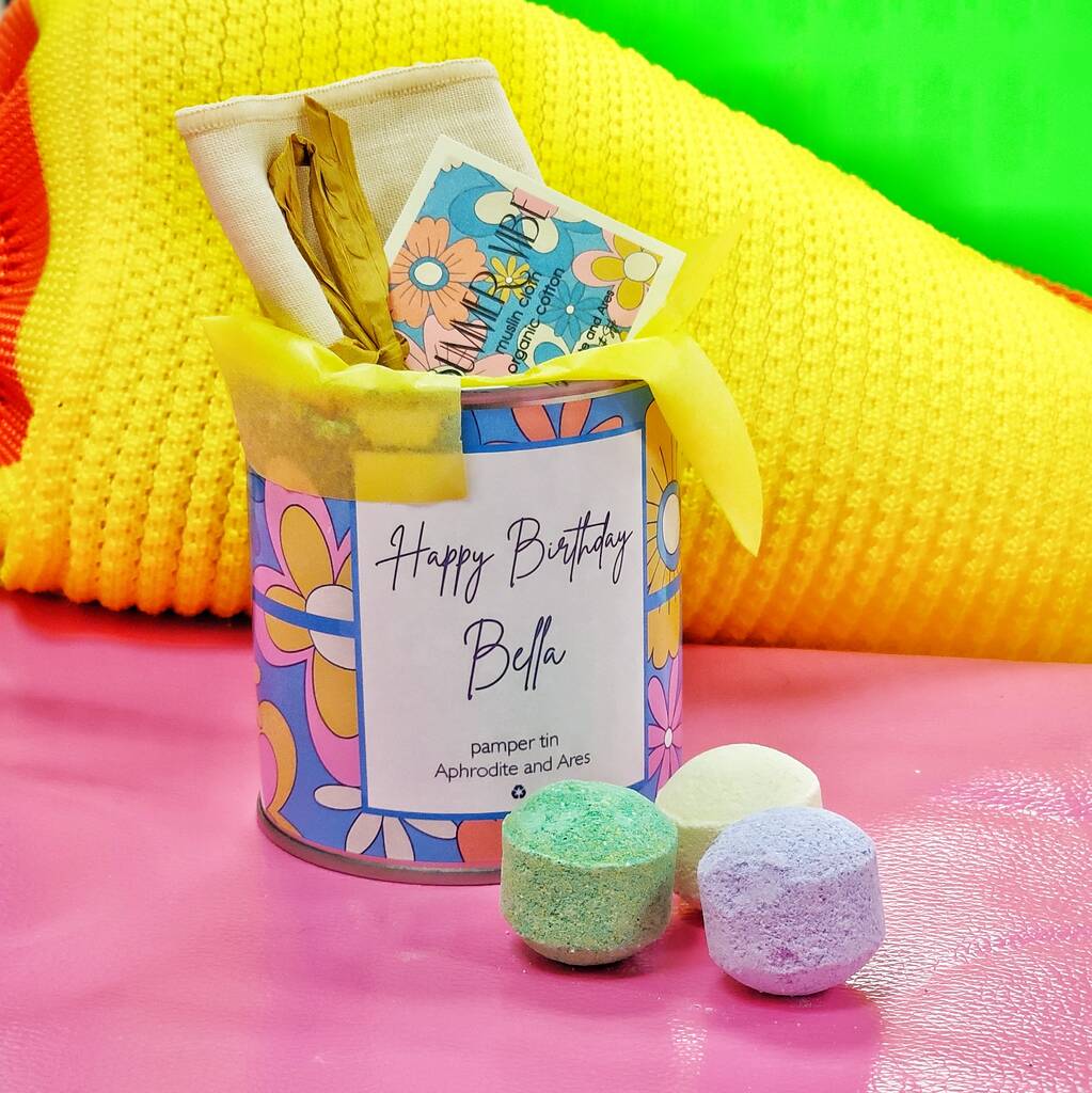 Personalised Birthday Pamper Tin For Teens, 1 of 3
