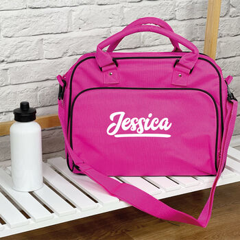 Personalised Dance Bag With Varisty Style Name, 3 of 4